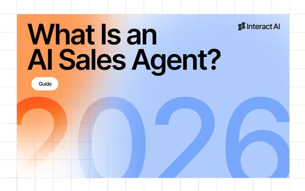 What Is an AI Sales Agent? The 2026 Guide